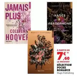 Super U Selection poche romance offre