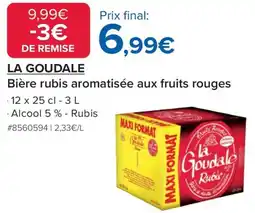 Costco Bière rubis aromatisée aux fruits rouges offre