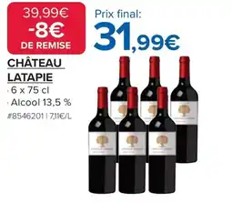 Costco Château latapie offre