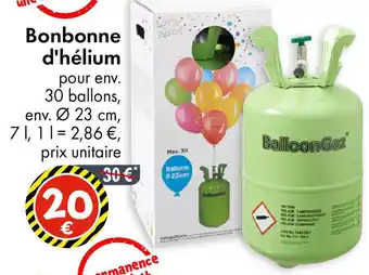 TEDi Bonbonne d'hélium offre