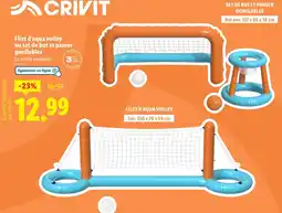 Lidl CRIVIT Filet d'aqua volley ou set de but et panier gonflables offre