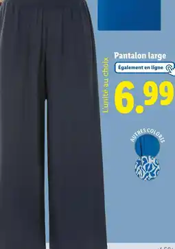 Lidl ESMARA Pantalon large offre