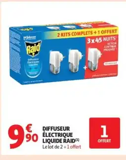Auchan Supermarché RAID Diffuseur électrique liquide offre