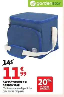 Auchan Supermarché Sac isotherme gardenstar offre