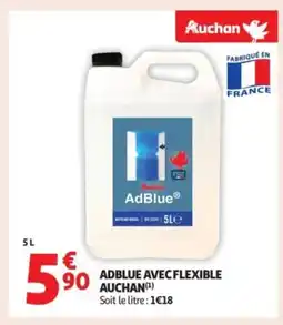 Auchan Supermarché Adblue avec flexible auchan offre