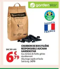 Auchan Supermarché Charbon de bois filière responsable auchan gardenstar offre