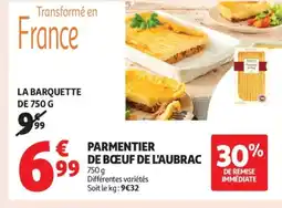 Auchan Supermarché Parmentier de boeuf de l'aubrac offre