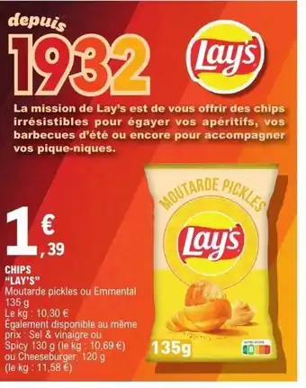 E.Leclerc LAY'S Chips offre