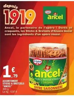E.Leclerc ANCEL Assortiment sticks & bretzels offre