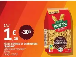 PANZANI Pâtes fermes et généreuses