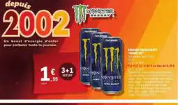 E.Leclerc MONSTER Boisson énergisante offre