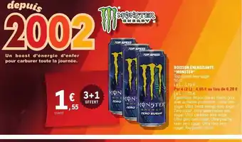 E.Leclerc MONSTER Boisson énergisante offre