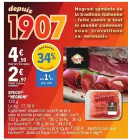 E.Leclerc NEGRONI Speck offre