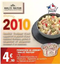 E.Leclerc Piémontaise au jambon offre