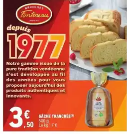 Gache tranchée