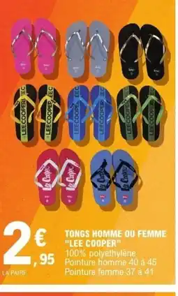 Tongs homme ou femme