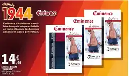 E.Leclerc Lot de 3 boxers offre