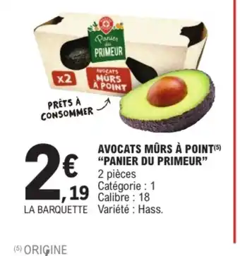 E.Leclerc Avocats mûrs à point offre