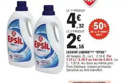 E.Leclerc EPSIL Lessive liquide offre