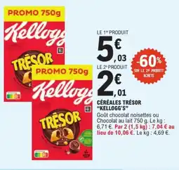 E.Leclerc KELLOGG'S Céréales trésor offre