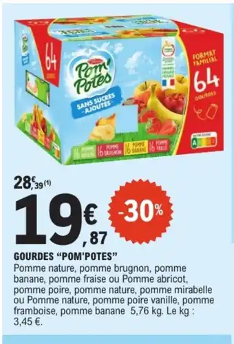 E.Leclerc POM'POTES Gourdes offre