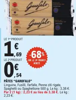 E.Leclerc GAROFALO Pâtes offre