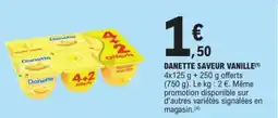 E.Leclerc DANETTE Saveur vanille offre