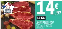 E.Leclerc Viande bovine faux filet a griller offre