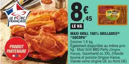 E.Leclerc SOCOPA Maxi grill 100% grillades offre