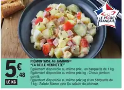 E.Leclerc Piémontaise au jambon offre