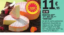 E.Leclerc Munster aop 27% mat.gr. offre