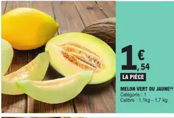 E.Leclerc Melon vert ou jaune offre