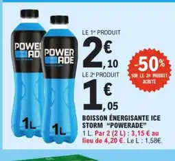 E.Leclerc POWERADE Boisson énergisante ice storm offre
