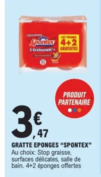 E.Leclerc SPONTEX Gratte eponges offre