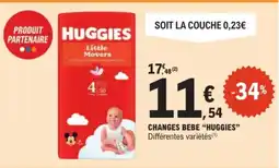 E.Leclerc HUGGIES Changes bebe offre