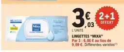 E.Leclerc MIXA Lingettes offre