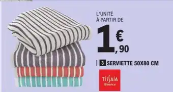 E.Leclerc Serviette offre
