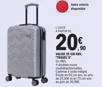 E.Leclerc TRAVEL'S Valise offre