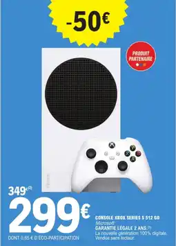 E.Leclerc Console xbox series S 512 go offre