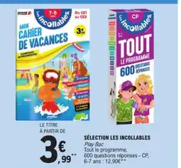 E.Leclerc Sélection les incollables offre