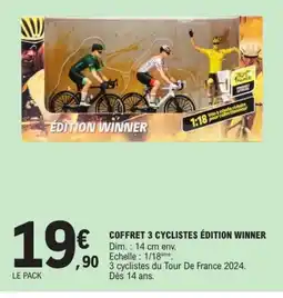 E.Leclerc Coffret 3 cyclistes édition winner offre