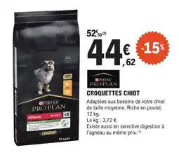 E.Leclerc Jardi PURINA PROPLAN Croquettes chiot offre
