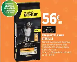 E.Leclerc Jardi PURINA PROPLAN Croquettes chien sterilise offre