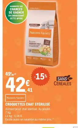 E.Leclerc Jardi Croquettes chat stérilisé offre