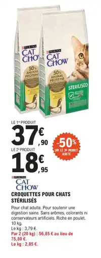 E.Leclerc Jardi Croquettes pour chats stérilisés offre