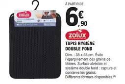 E.Leclerc Jardi ZOLUX Tapis hygiène double fond offre