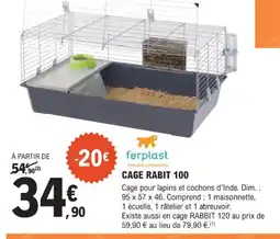 E.Leclerc Jardi Cage rabit 100 offre