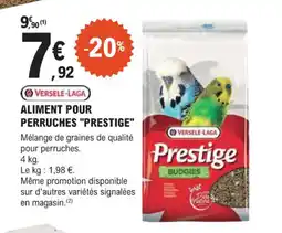 E.Leclerc Jardi Aliment pour perruches prestige offre
