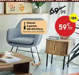 Maxi Bazar Chevet 2 portes offre