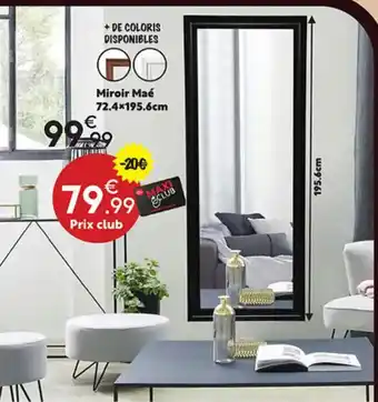 Maxi Bazar Miroir Maé offre